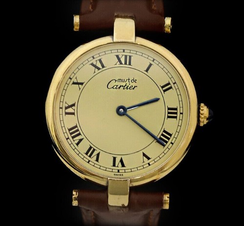 Cartier mustard vermeil quartz - mustard,