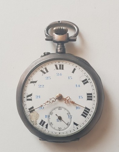 Montre gousset argent - , et